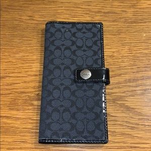 Black Coach Wallet/ Card Holder